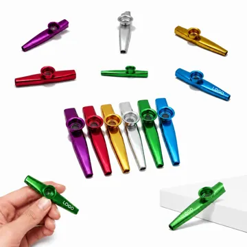 Aluminum Alloy Kazoo Metal Musical Instrument with Clear