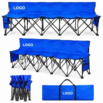 Portable Folding Bench Seats 6 for Outdoor Events