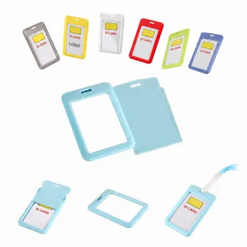 Clear Plastic ID Card Holder with Durable Protection