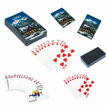 Custom Poker Cards with Durable Finish for Home and Casino