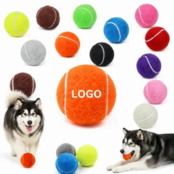 Fuzzy Rubber Pet Ball with Treat Dispenser for Dog Dental