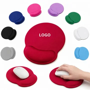 Ergonomic Memory Foam Wrist Rest Pad with Fabric Surface