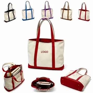 Waterproof Canvas Tote Bag with Reinforced Handles