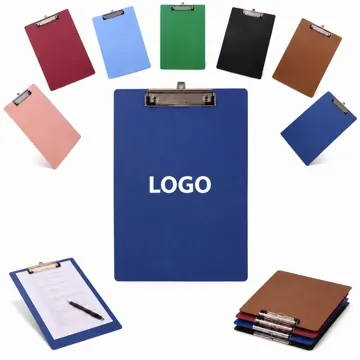 Multi-Color Clipboard with Metal Clip, Sturdy Writing Board