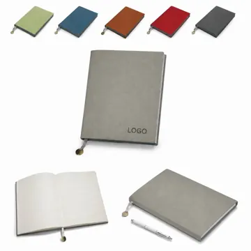 B5 Faux PU Leather Lined Notebook, Lychee Grain Texture