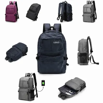 USB Charging Backpack with Anti-Theft USB Port for Travel
