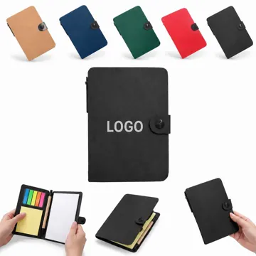 Portable Modular Sticky Note Set with Durable Cover