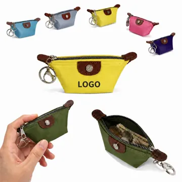 Waterproof Mini Coin Nylon Pouch with Zipper