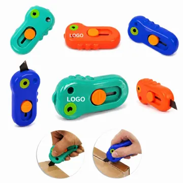 Dinosaur Mini Utility Knife with Retractable Stainless