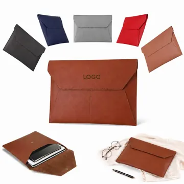 Waterproof PU Leather File Folder with Elastic Closure