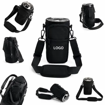 Adjustable Oxford Water Bottle Bag with Strap