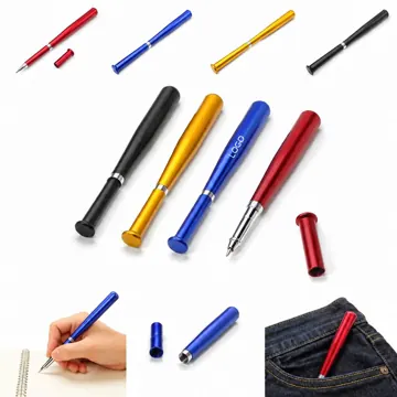 Mini Baseball Bat Pen, Smooth Writing with Comfort Grip