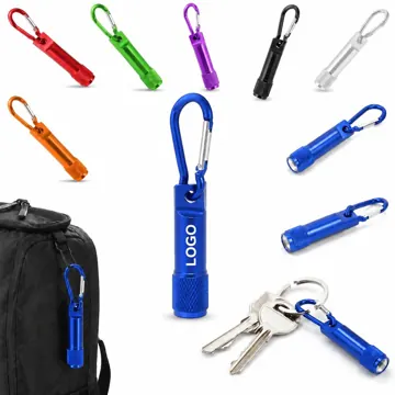 Mini LED Keychain Flashlight with Carabiner for Everyday