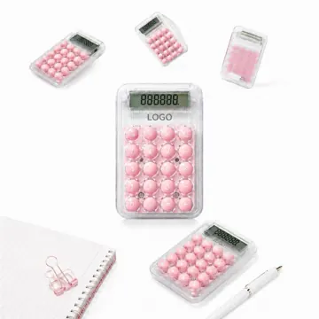 Mini Colorful Desktop Calculator with Clear LCD Display