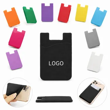 Flexible Silicone Card Holder Sticker for Phone Back