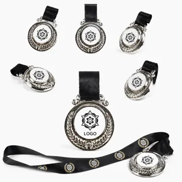 Custom Engraved Zinc Alloy Commemorative Medal 2.5 Inch