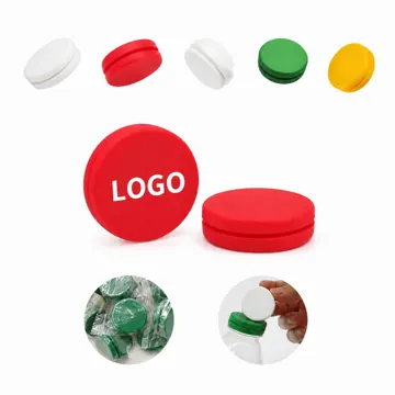 Round Silicone Dampener Shock Absorber with Central Groove