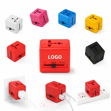 USB 2.1A International Travel Adapter with Surge Protection