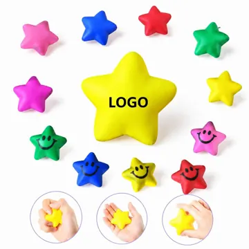 Reusable PU Foam Star Stress Ball for Anxiety Relief