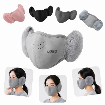 Windproof Fleece Earmuff Mask for Cold Weather Outdoor