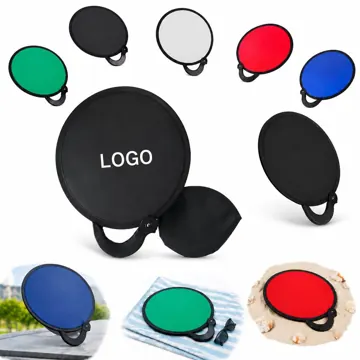 Portable Mini Folding Nylon Fan with Storage Bag