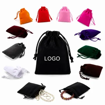 Velvet Drawstring Pouch Gift Bag for Jewelry, Cosmetics