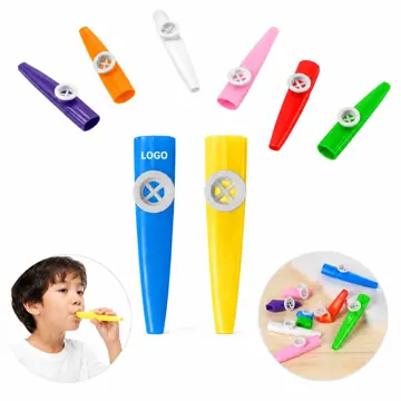 Lightweight Plastic Kazoo with Vibrating Membrane for Fun