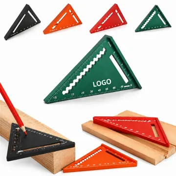 4" Aluminum Rafter Square, Multi-Angle Precision Marking
