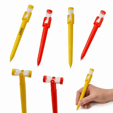Hourglass Sand Timer Pen with Built-in Visual Countdown
