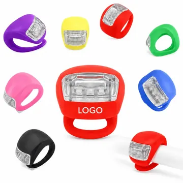 Silicone LED Frog Light for Bike, 360° Water-Resistant Ring Lamp