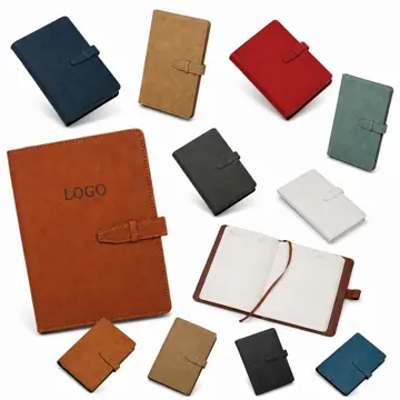 Secure Buckle Notebook with Durable Cover for Writing