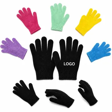 Microfiber Exfoliating Bath Cleaning Gloves for Shower