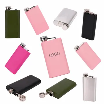 Stainless Steel 5oz Hip Flask with Leak-Proof Screw Cap