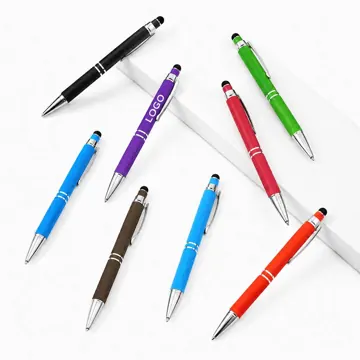 Metal Push-Button Ballpoint Pen, Smooth Writing Office