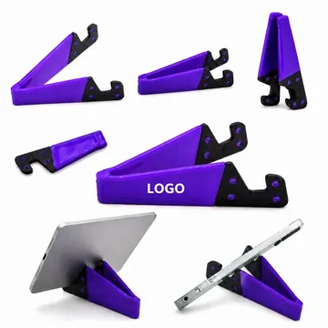 Foldable V-Shaped Phone Stand for Smartphones and Tablets
