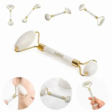 Natural Jade Face Massager Roller for Puffiness Relief