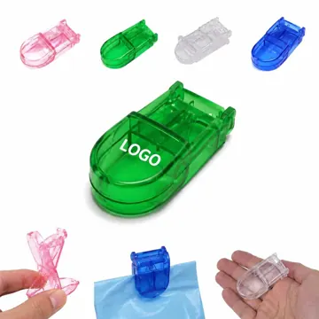 Semi-Transparent Plastic Pill Cutter, Multi-Color Portable