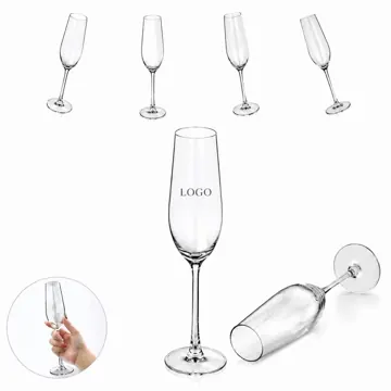 6 oz Clear Bubble Crystal Wine Glass for Champagne