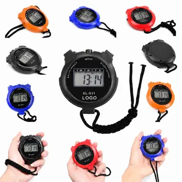 Digital Split Lap Stopwatch with Clear Display for Sports
