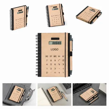 Solar Calculator with Notepad, Sticky Notes & Pen