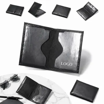 Custom Faux Leather Insurance Card Holders with Clear Window
