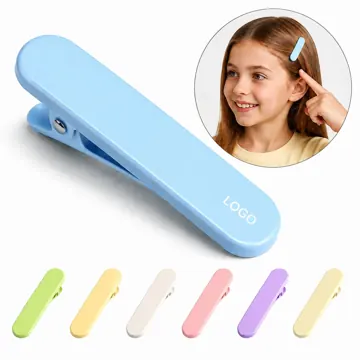 Matte Curved Bang Clip for Precise Hair Styling