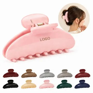 Glossy Smooth Teeth Hair Claw Clip for Secure All-Day Hold