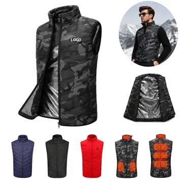 9-Zone Heated Vest for Men Women with Adjustable Settings