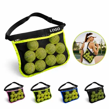 Multifunctional Sports Waist Bag with Secure Tennis Ball