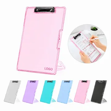 Dual Organizer Clipboard with Metal Clip, Slim Design