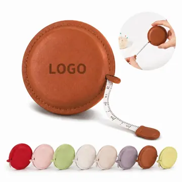 Compact PU Leather Tape Measure for Body Measuring