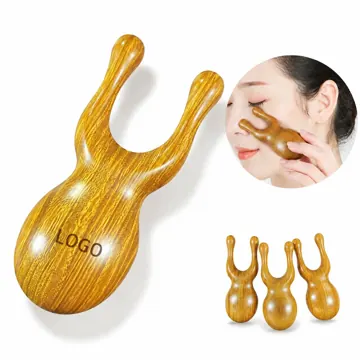 Natural Sandalwood Eye & Nose Massager, Portable Relaxation