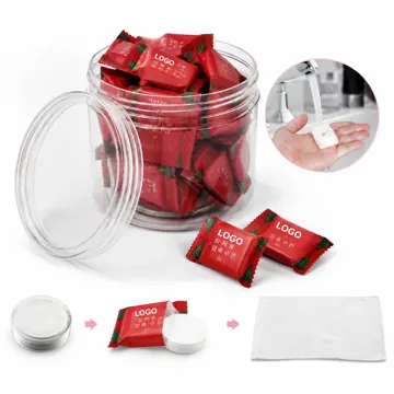 20PC Compressed Face Towels Travel Cotton Washcloths