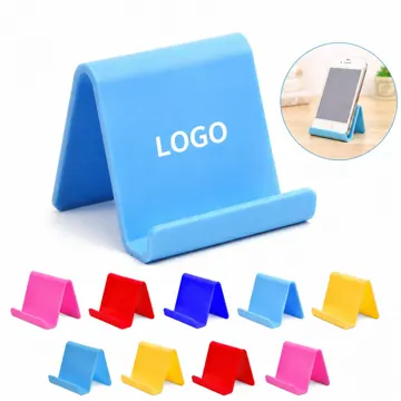 Candy-Shaped Folding Phone Stand with Cable Management Slot